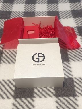 Giorgio Armani White Presentation Box with Black Logo